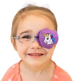 img 3 attached to 🦄 Patch Pals Child Unicorn Eye Patch - Left Coverage for Glasses - Eye Doctor Recommended