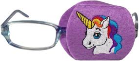 img 4 attached to 🦄 Patch Pals Child Unicorn Eye Patch - Left Coverage for Glasses - Eye Doctor Recommended