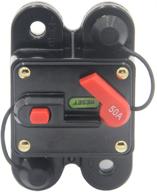 ⚡️ zookoto 50 amp circuit breaker for trolling motors, cars, marine boats, bikes, stereo audio systems - manual reset, inline fuse inverter - 12v-24v dc (50a) logo