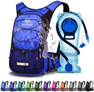 mothybot insulated hydration pack with large storage - 3l 1.5l water backpack for hiking, running, cycling, camping - bpa free bladder keeps liquid cool up to 5 hours - ideal for kids, men, women logo