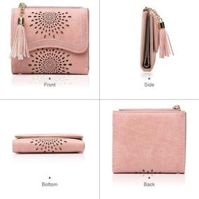 img 2 attached to Womens Wallet Compact Leather Pattern Women's Handbags & Wallets