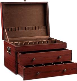 img 1 attached to 🎩 Organize and Display Your Royalty Art Fine Silverware with this Stylish 15” x 11” Storage Box and Drawer