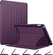 📱 fintie magnetic stand case for ipad 10.2 inch - 9th / 8th / 7th gen (2021/2020/2019) - [secure angles] shockproof soft tpu back cover - auto wake/sleep - purple логотип