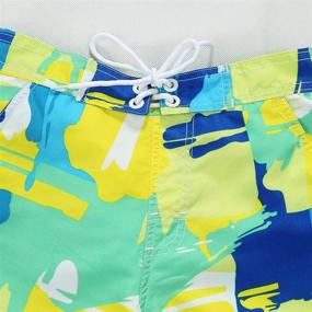 img 2 attached to UWBACK Camouflage Trunks Shorts Dazzle Boys' Clothing for Swim