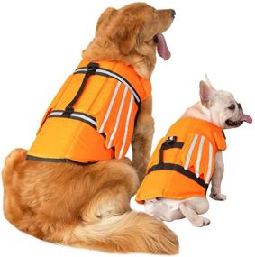 img 4 attached to 🐾 Doggie Wings Life Jacket Vests - Reflective Strip & Lovely Design, Ensuring Safety and Style for Small to Large Dogs