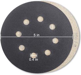 img 2 attached to 🪚 VONDERSO 70PCS Wet Dry Sanding Discs: Premium 5 Inch 8 Holes Hook and Loop Sanding Discs for Wood and Metal Polishing - 400 to 3000 Grit Orbital Sandpaper Included!