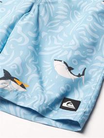 img 1 attached to 🦈 Quiksilver Trunk Boardshort Sharky Volley: Stylish Boys' Swimwear and Clothing