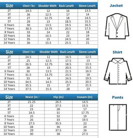 img 1 attached to Bearer Outfit Toddler Wedding Clothes Boys' Clothing for Suits & Sport Coats