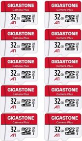 img 4 attached to 📷 [Gigastone] Micro SD Card 32GB 10-Pack: High-Performance MicroSDHC Memory Cards for Video Cameras, Wyze Cams, Security Cameras, Roku, Full HD Video Recording - UHS-I U1 A1 Class 10, up to 90MB/s with Adapter