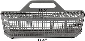 img 3 attached to 🧺 GE Dishwasher Silverware Basket, WD28X10128 (19.7"x3.8"x8.4") - Replace AP3772889, WD28X10127, 1088673