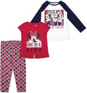 👚 optimized for seo: disney 3 piece mickey minnie leggings for girls' clothing logo