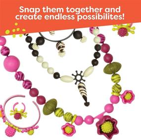 img 2 attached to 🧩 Toys 500 Pcs Snap Bead Jewelry: Engaging Fun for Creative Minds
