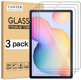 img 4 attached to 📱 [TANTEK 3-Pack] Tempered Glass Screen Protector for Samsung Galaxy Tab S6 Lite (SM-P610/P615,2020) 10.4 inch - Ultra Clear, Anti-Scratch, Bubble-Free, S-Pen Compatible