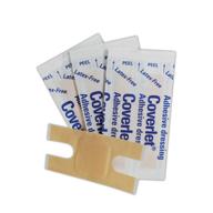 🏥 beiersdorf bei1390 coverlet elastic knuckle bandages - 1 1/2" x 3", 2" x 3", flesh, 1.5" x 3" (pack of 100): effective knuckle bandages for wound protection логотип