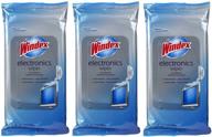 🖥️ 75 windex electronics screen wipes - ideal for computers, phones, televisions, and more! (pack of 3) logo