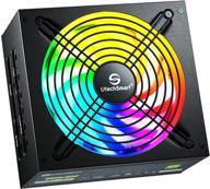 💡 utechsmart 850w fully modular 80 plus gold certified psu - rgb power supply with 140mm fan & memory color modes logo