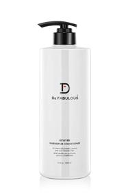 img 1 attached to 💇 De Fabulous Hair Repair Set: 33oz Sulfate-Free Shampoo and Conditioner - Ideal for Keratin Treatment Revival