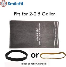 img 3 attached to 🧹 S SMILEFIL 9-38737 Dust Cloth Filter Bag: Perfect Fit for Craftsman 2-2.5 Gallon Shop Vacuums and Powerhead Bucket Vac - Pack of 3 Bags + Retaining Band