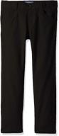 👖 cherokee school uniforms boys' big flex fit modern 5-pocket twill pant with enhanced seo logo