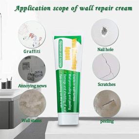 img 1 attached to 🔧 100g Wall Repair Paste Kit - Quick & Easy Drywall Patch, Mending Agent for Holes and Cracks - Self-Adhesive for Wall, Wood & Plaster Surface Repair