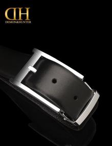 img 1 attached to 🔥 Unleash Your Style with Demon Hunter Luxury Buckle SP11613 Men's Belt Accessories