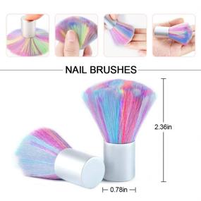 img 1 attached to EBANKU French Nail Dip Container Tray - Nail Dip Powder Set with Soft Dust Remover Brush for Manicure, Nail Art, and Makeup Tool