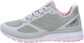 img 3 attached to 👟 Women's Breathable Walking Sneakers: WHITIN Running Shoes