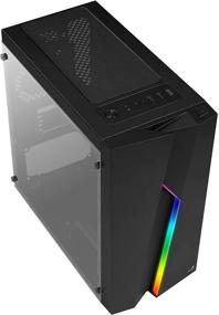 img 1 attached to Aerocool Bolt Mini PC MicroATX - Side Window - RGB 13 - 12cm Fan