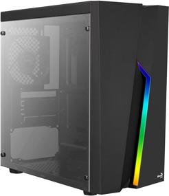 img 3 attached to Aerocool Bolt Mini PC MicroATX - Side Window - RGB 13 - 12cm Fan