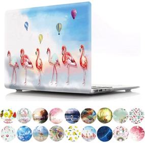 img 4 attached to 🎨 Stylish PapyHall Painting Hard Case for Old MacBook Pro 13 inch A1278 (2012-2008, Non-Retina) – DZ-Balloon & Flamingos Design