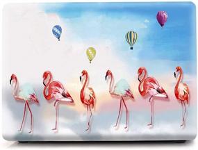 img 3 attached to 🎨 Stylish PapyHall Painting Hard Case for Old MacBook Pro 13 inch A1278 (2012-2008, Non-Retina) – DZ-Balloon & Flamingos Design