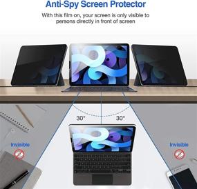 img 2 attached to ProCase iPad Air 5 10.9 2022 / Air 4 10.9 2020 / iPad Pro 11 2020 Privacy Screen Protector: Ultimate Anti-Spy Tempered Glass for iPad 10.9” Air 5th Gen/Air 4th Gen/iPad Pro 11