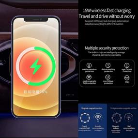 img 2 attached to Magnetic Wireless Charger Compatible Charging Car Electronics & Accessories and Car Electronics Accessories