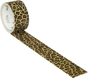 img 2 attached to 🦆 Duck 1379347 Spotted Leopard Print Duct Tape - 1.88 Inches x 10 Yards: High-Quality Single Roll!