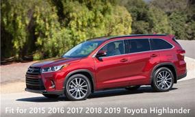 img 1 attached to 🚗 Набор задних флюгеров TOPGRIL: ограждающий комплект Toyota Highlander 2015-2019