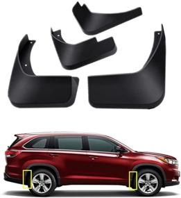 img 2 attached to 🚗 Набор задних флюгеров TOPGRIL: ограждающий комплект Toyota Highlander 2015-2019