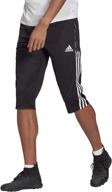 👖 adidas men's tiro 21 3/4 pants: ultimate performance and style combined логотип