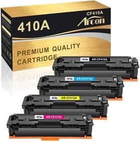 img 4 attached to 🖨️ Arcon Compatible Toner Cartridge: HP 410A CF410A 410X Replacement for Laserjet Printers M477fnw M477fdw M477fdn M452dn M452dw M452nw