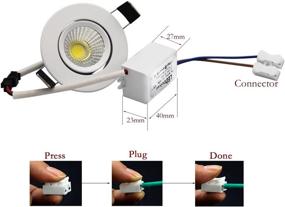 img 1 attached to 💡 Adjustable 4000-4500K Downlight Spotlight - ZDPCYT