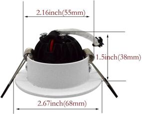 img 2 attached to 💡 Adjustable 4000-4500K Downlight Spotlight - ZDPCYT