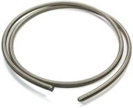 💪 high-performance russell 632610 powerflex stainless steel -6an power steering hose - 6 feet: superior durability and flexibility for optimal steering performance logo