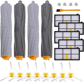 img 4 attached to 🔧 KEEPOW Replacement Parts Kit for iRobot Roomba 800 900 Series Vacuum - Compatible with 860 870 880 890 891 960 980 - Includes 2 Sets of Debris Extractors, 5 Hepa Filters, and 8 Side Brushes