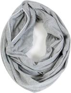 🧣 secret zipper pocket infinity scarf: a must-have women's accessory for scarves & wraps logo