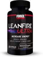 💪 leanfire ultra thermogenic energy & metabolism support, mood & focus boost with green tea extract, l-carnitine, and 5-htp to enhance energy and suppress cravings, force factor, 60 capsules logo