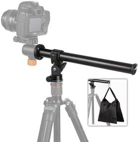 img 4 attached to 📸 TARION Tripod Extension Arm | Horizontal Centre Column Boom | 12.6" Extender | 360° Rotatable | Aluminum Alloy | Swivel Lock | Counterweight Sandbag | Overhead Photography and Filming