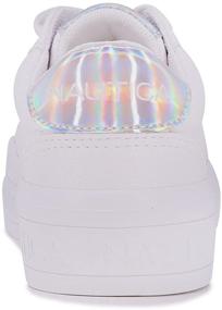 img 2 attached to Nautica Kids Fashion Sneaker: Low-Top Lace Up/Slip-on Shoes for Boys and Girls