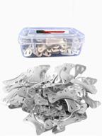 🤕 secure and convenient: comfort pack of 70 replacement metal bandage clips - ideal for elastic crepe, compression, and cotton bandages логотип