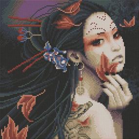 img 4 attached to Cross Stitching Pre Printed Embroidery Needlepoint 14 2×14 2Inch