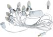 six bulb chainable accessory cord logo