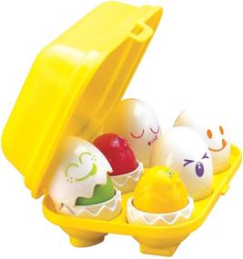 img 4 attached to 🥚 Интерактивная игрушка TOMY Toomies Squeak: Скрытые и пищащие яйца в мультицвете (средний размер)